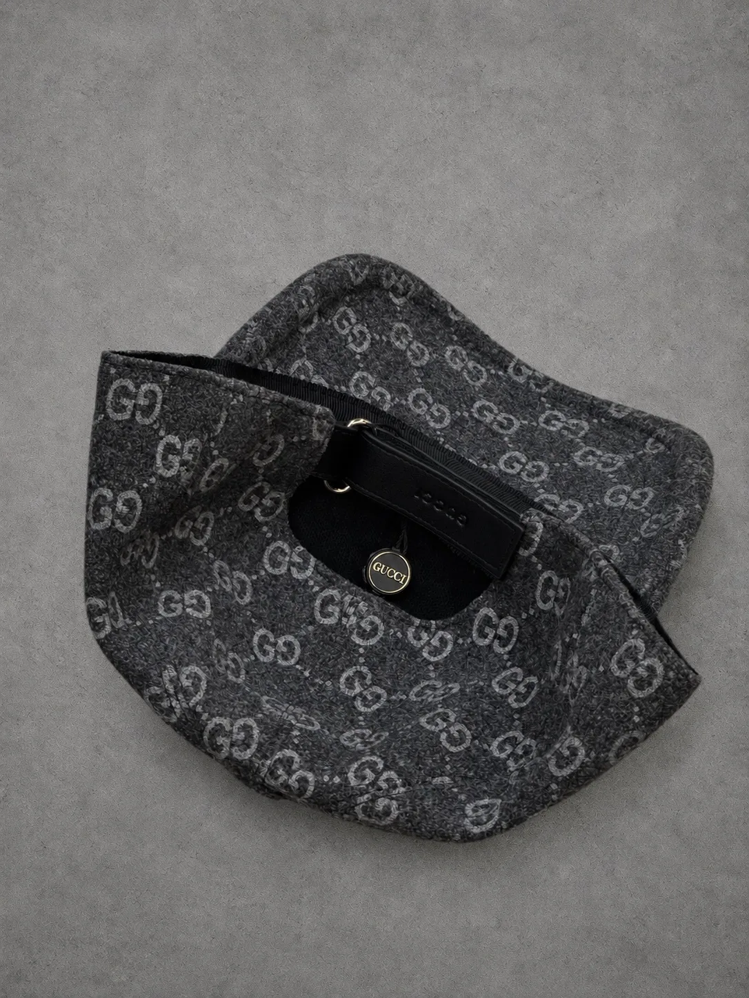 Gorra Gucci turca gris — vista 2