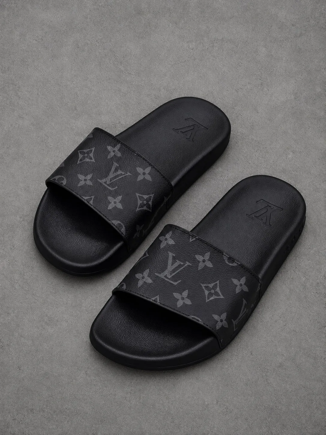 Chanclas Louis Vuitton turcas negras