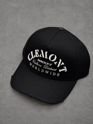Gorra Clemont original negro con blanco