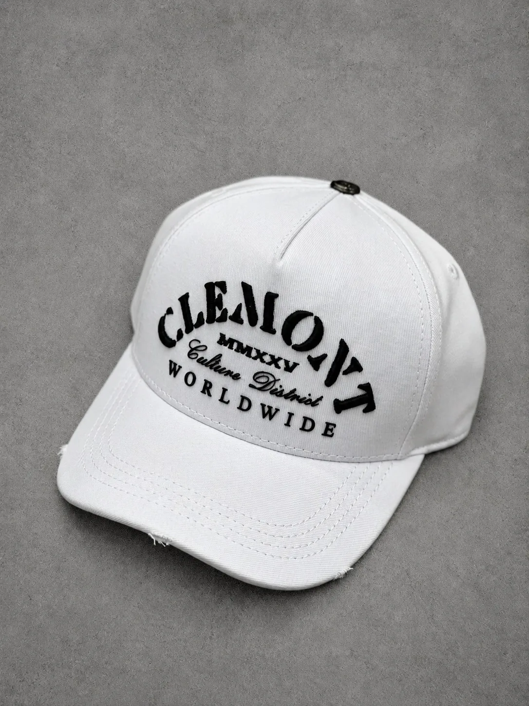 Gorra Clemont original blanco con negro