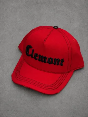 Gorra Clemont original rojo con negro
