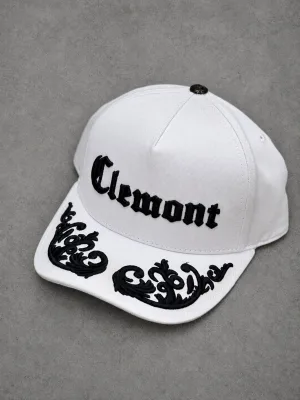 Gorra Clemont original blanco con negro