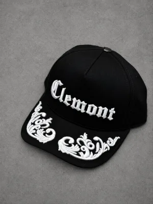 Gorra Clemont original negro con blanco