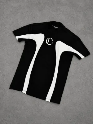 Camiseta Clemont original negra con blanco