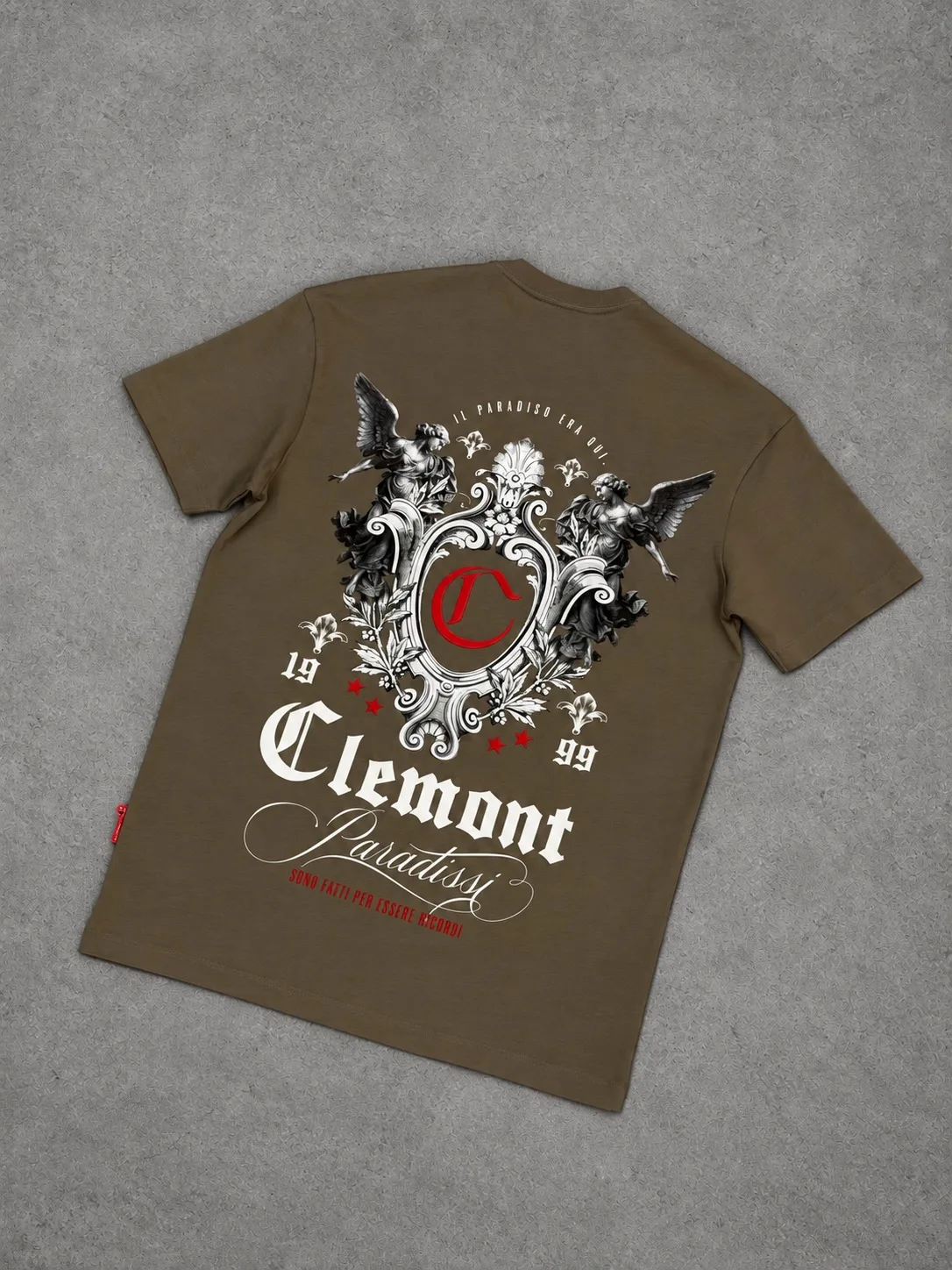 Camiseta Clemont original café — vista 2