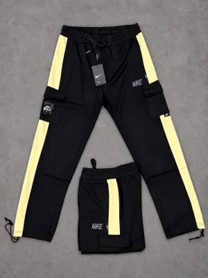 Sudadera Nike 1.1 Premium Negra Con Beige