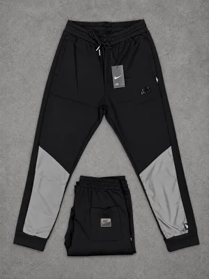 Sudadera Nike 1.1 Premium Negra Con Gris