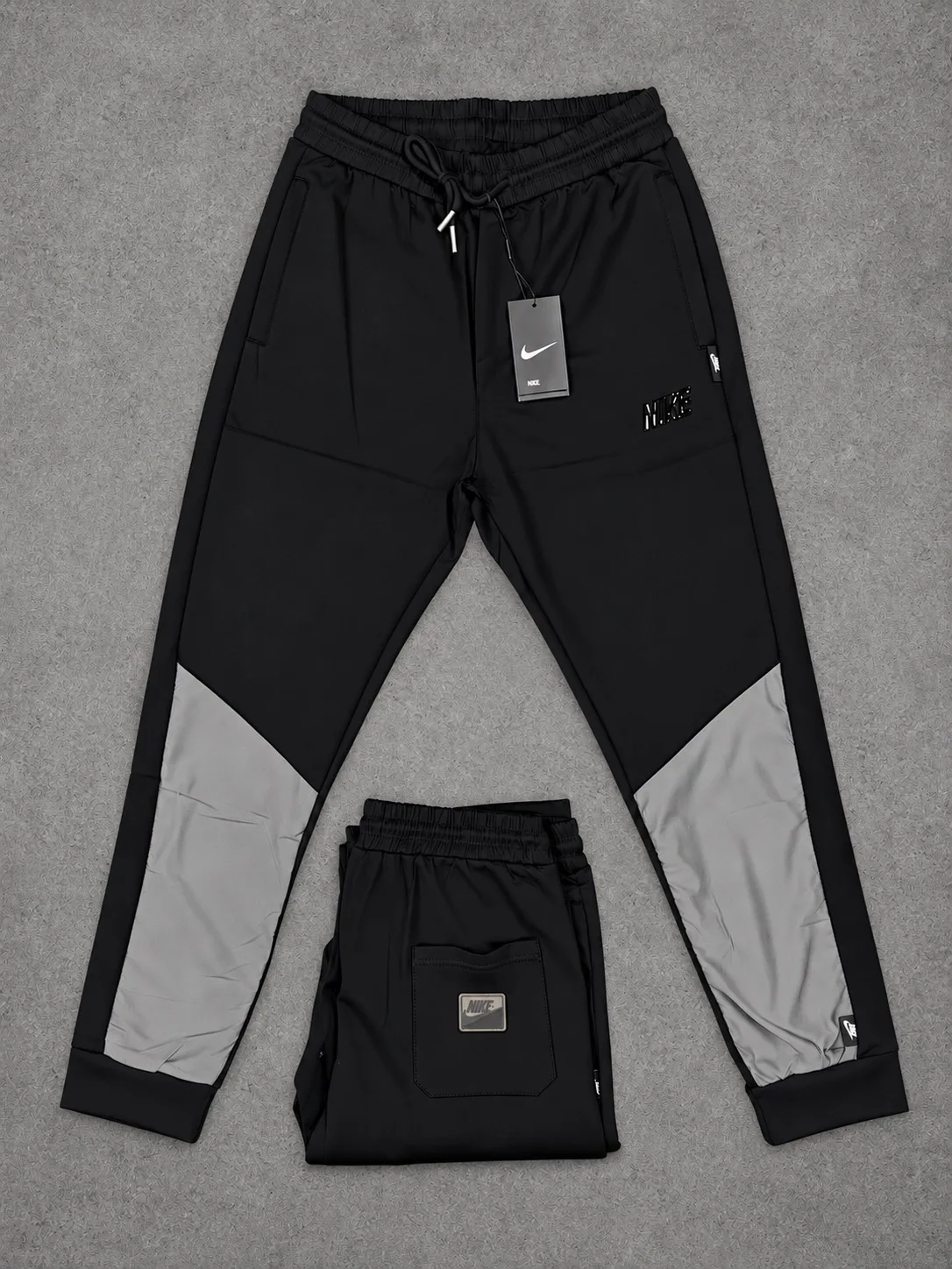 Sudadera Nike 1.1 Premium Negra Con Gris