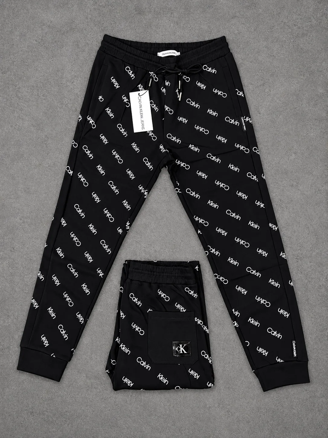Sudadera CK 1.1 Premium Negra Con Blanco