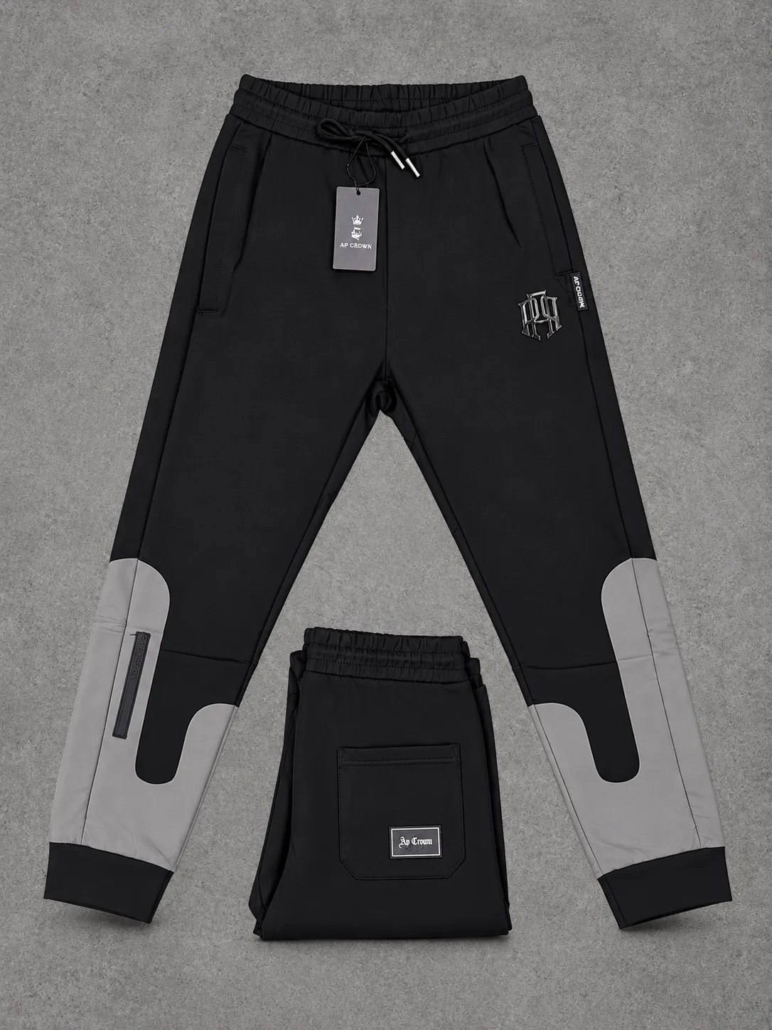 Sudadera AP CROWN 1.1 Premium Negro Con gris