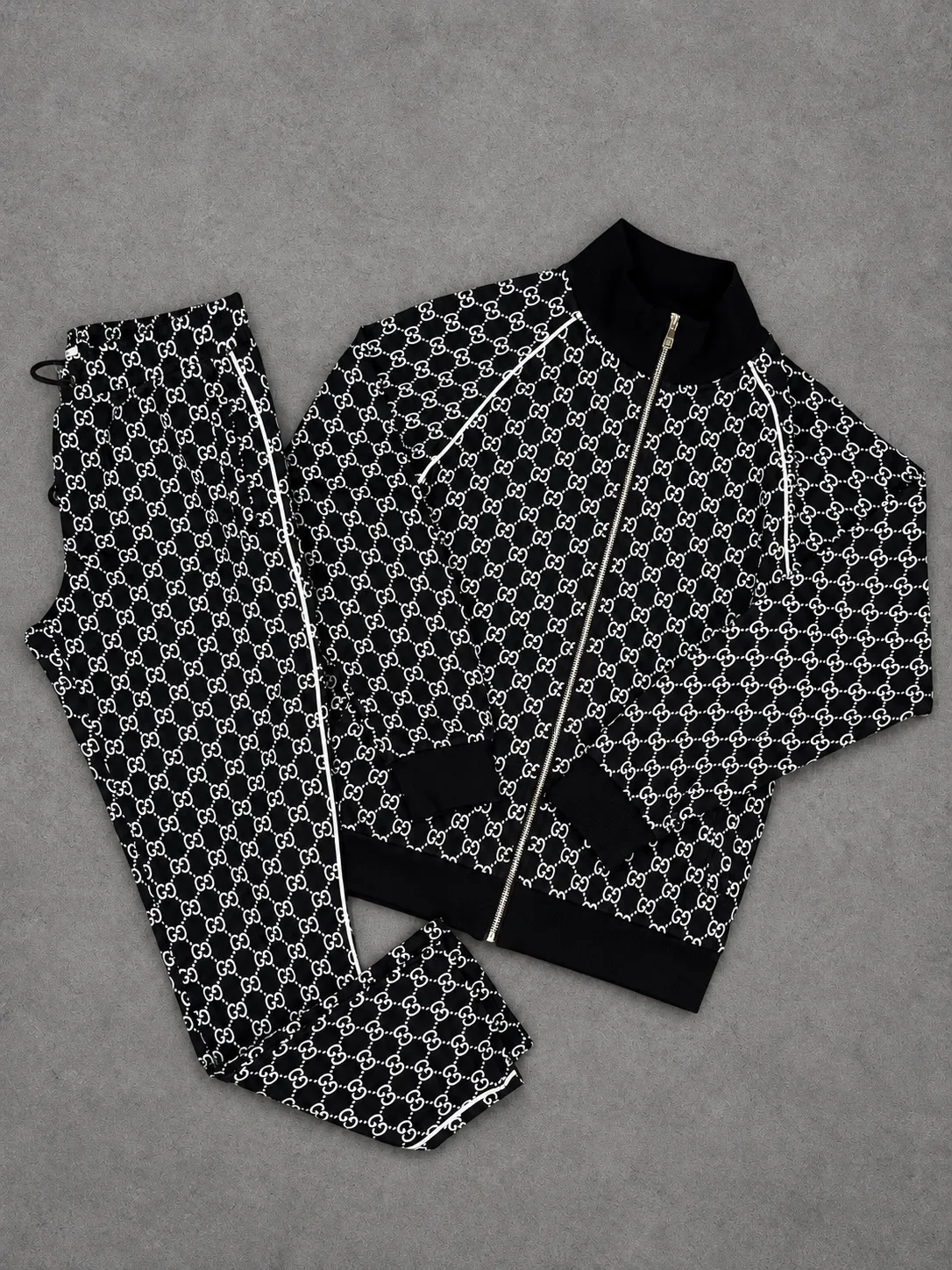 Conjunto Gucci Turco Negro Con Blanco
