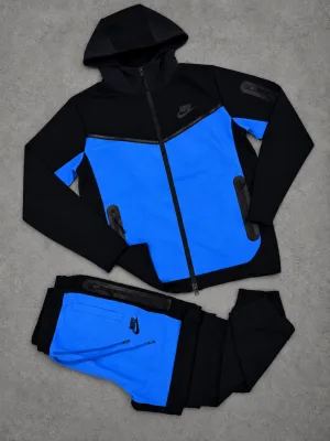 Conjunto Nike 1.1 Premium Azul Con Negro