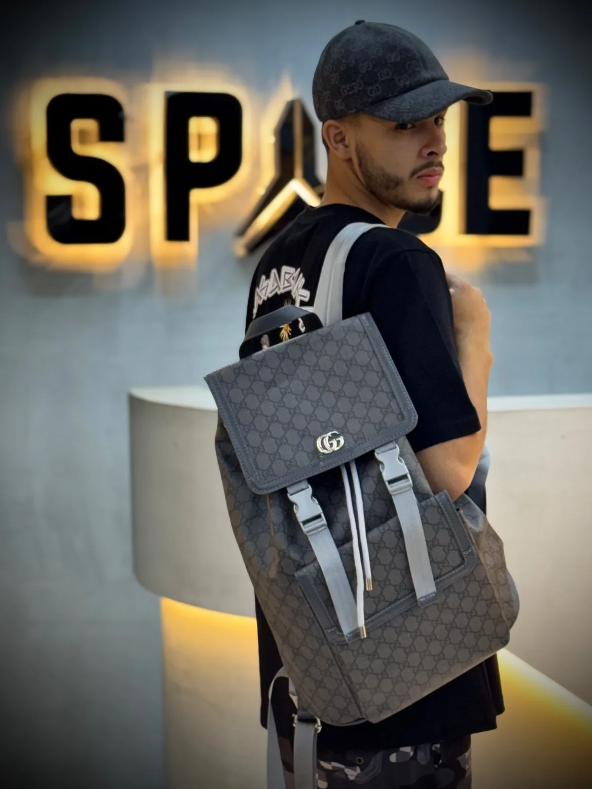 Bolso Gucci Turco Gris