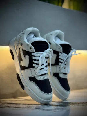 Tenis off white turcos blancos con negro