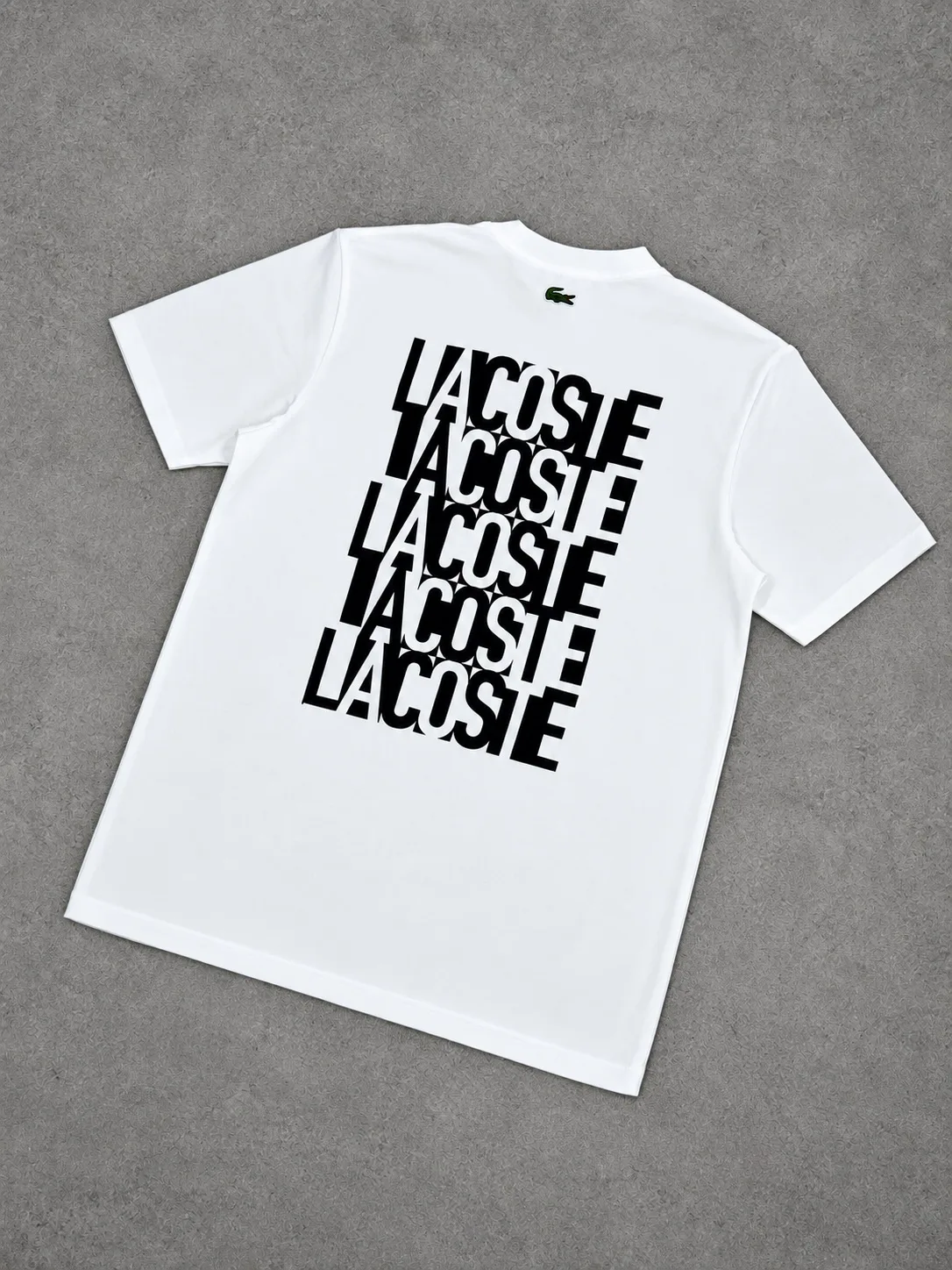 Camiseta Lacoste 1.1 Premium blanca — vista 2