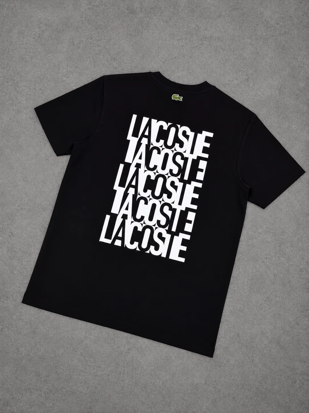 Camiseta Lacoste 1.1 Premium negra — vista 2