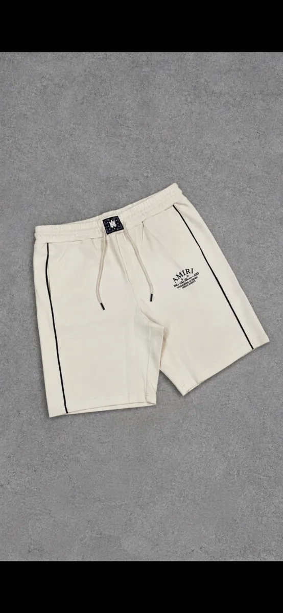 Pantaloneta Amiri 1.1 Premium Crema — vista alternativa