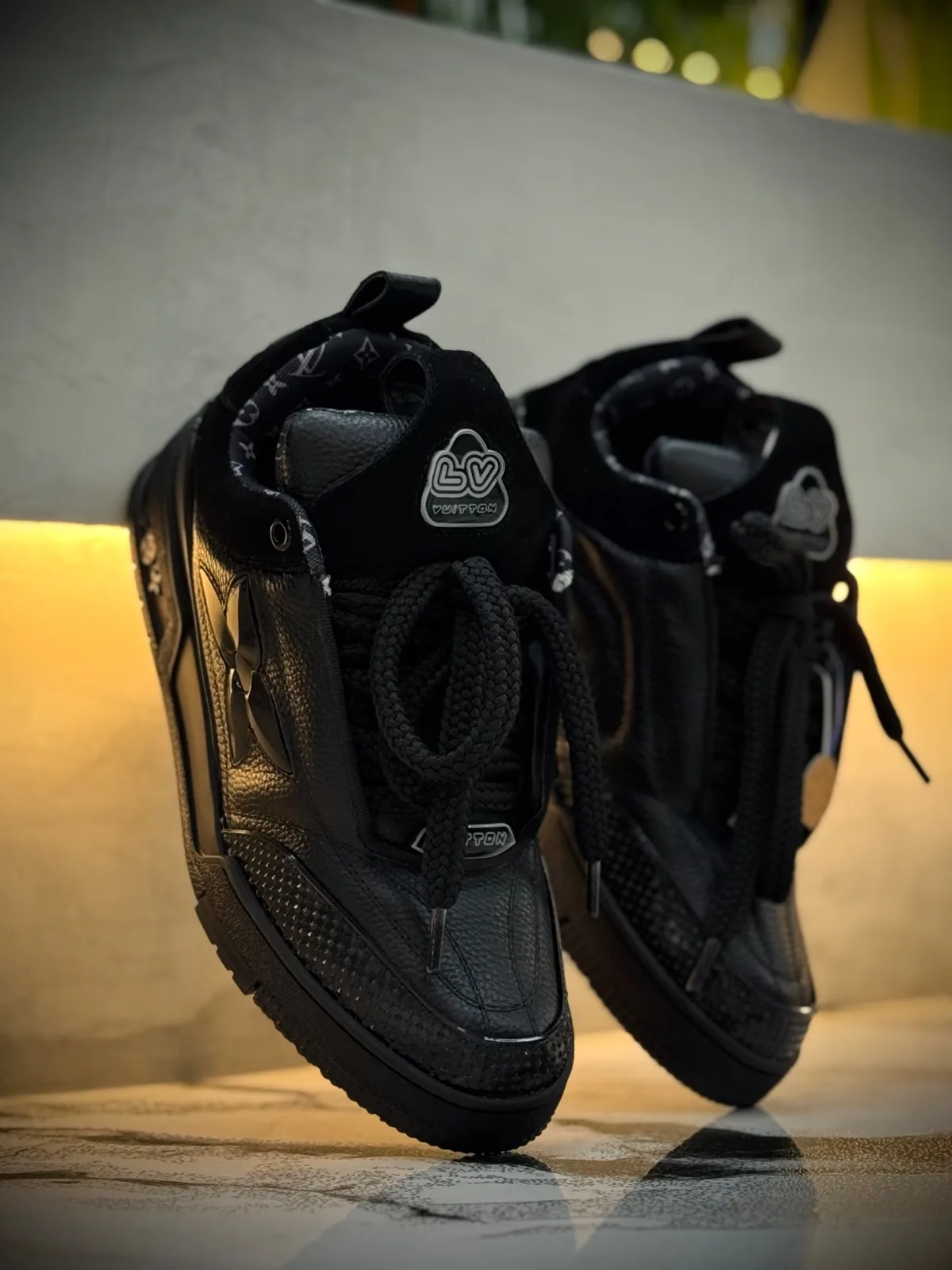 Tenis Louis Vuitton turcos negros