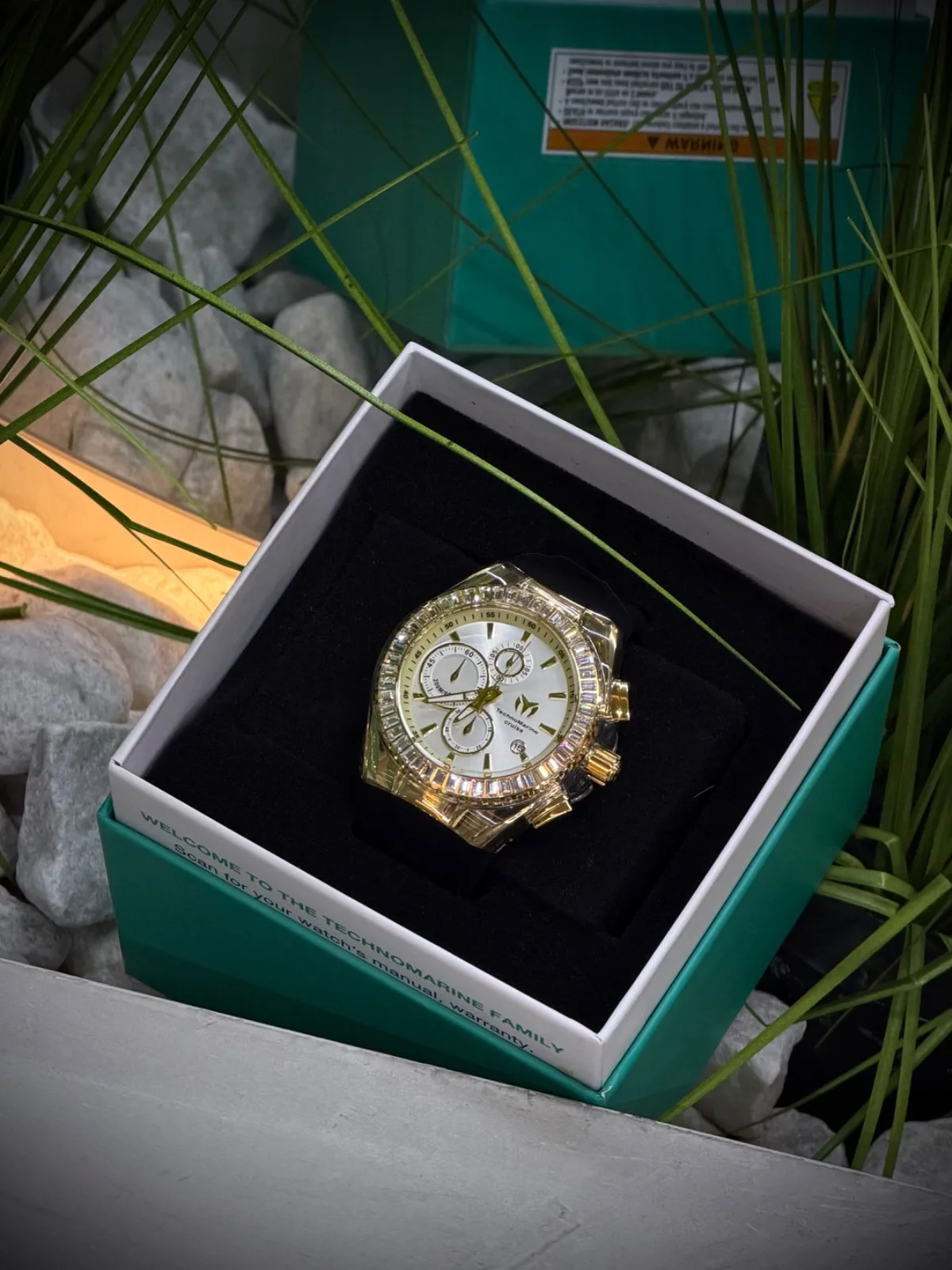 Reloj TECHNOMARINE dorado Original correa negra