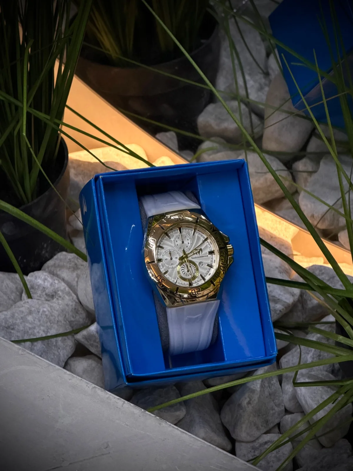 Reloj TECHNOMARINE circular 1.1 premium dorado