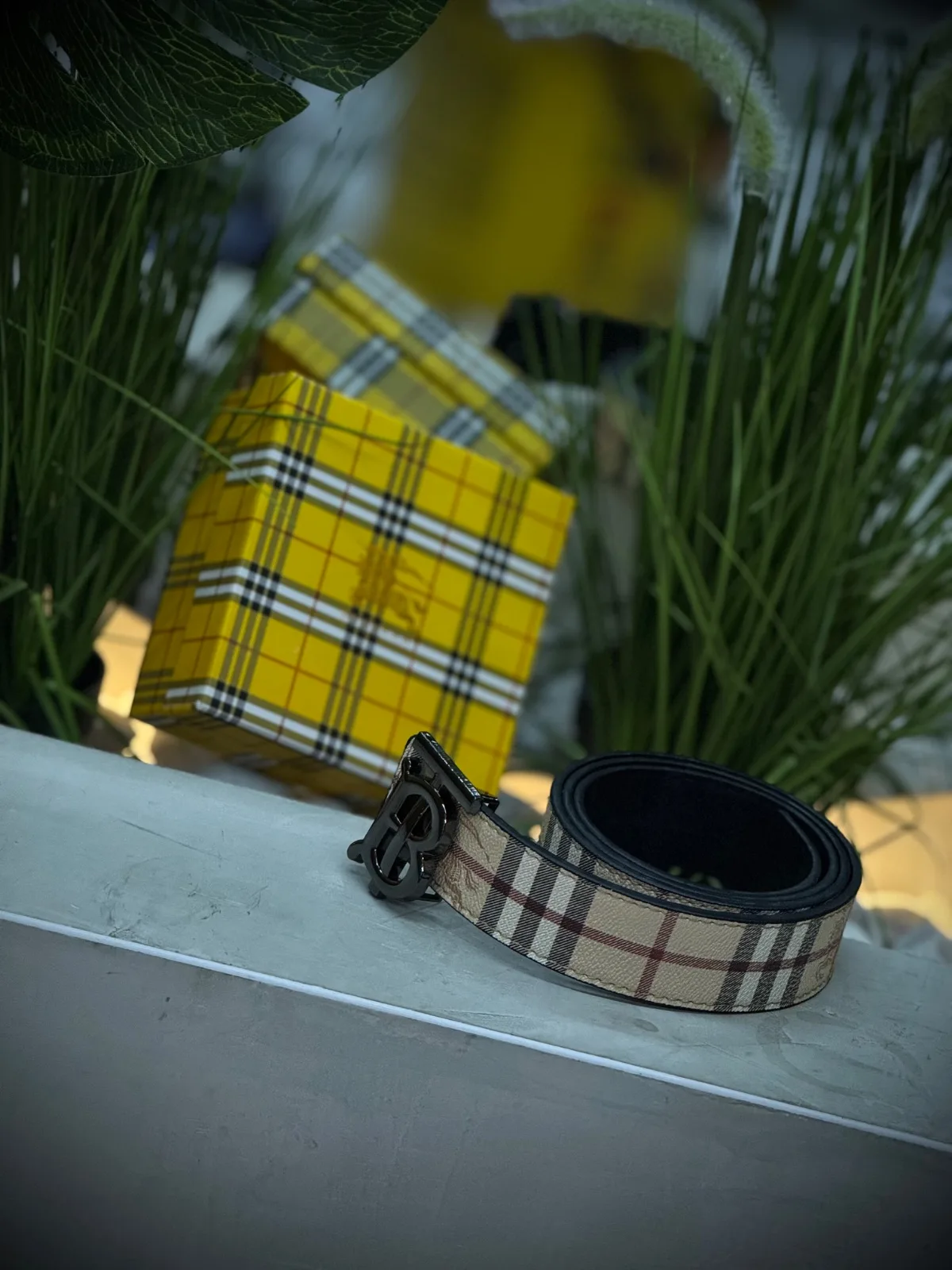 Correa BURBERRY clásica 1.1 premium dorada