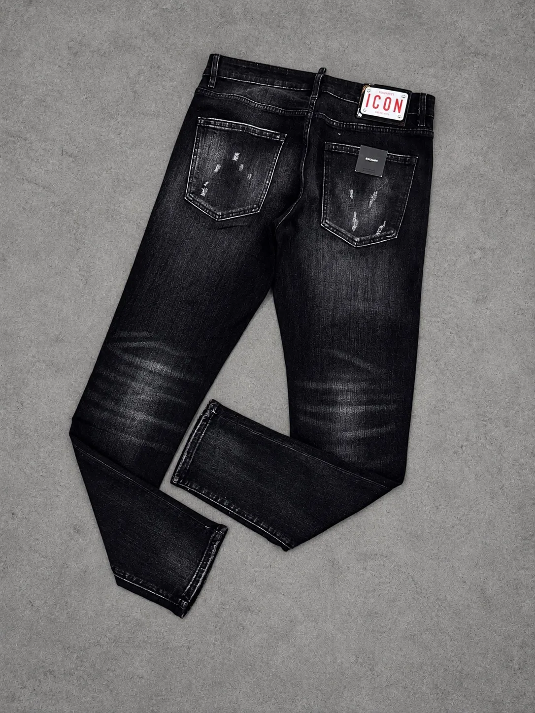 Jean DSQUARED2 1.1 premium negro — vista 2