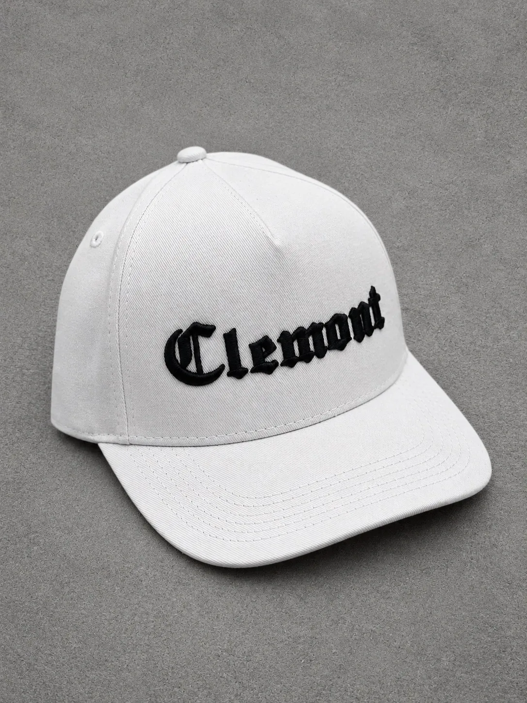 Gorra Clemont 1.1 premium blanca con negro