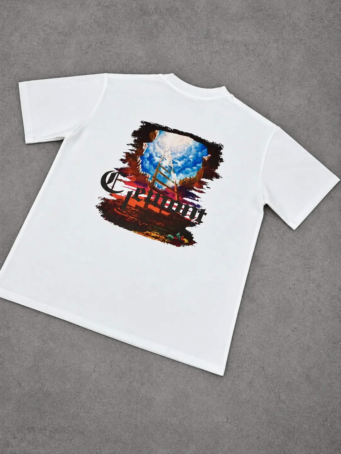 Camiseta Clemont 1.1 premium blanca — vista 2