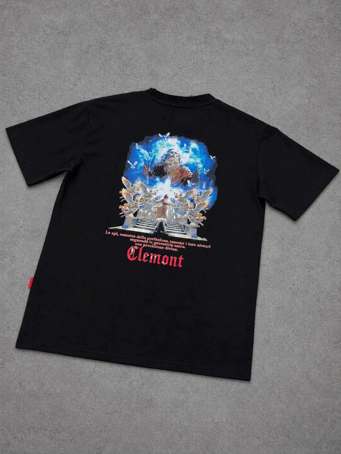 Camiseta Clemont 1.1 premium negra — vista 2