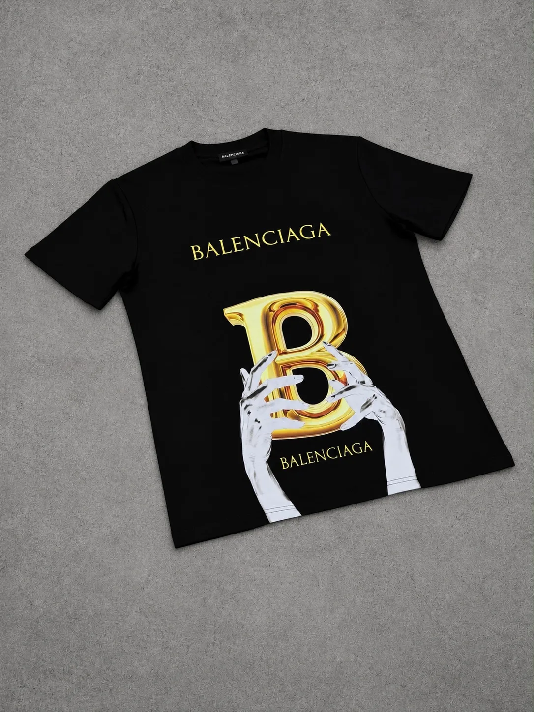 Camiseta  Balenciaga  1.1 Premium negra — vista 2