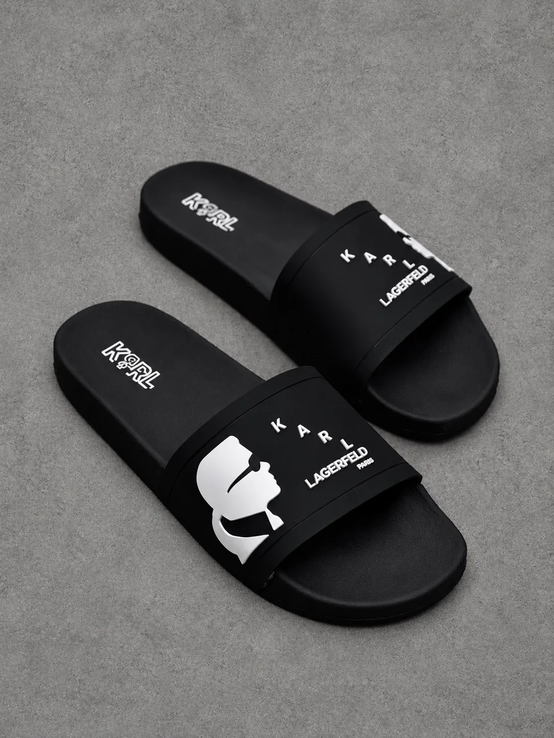 Chanclas Karl Lagerfeld 1.1 Premium negras