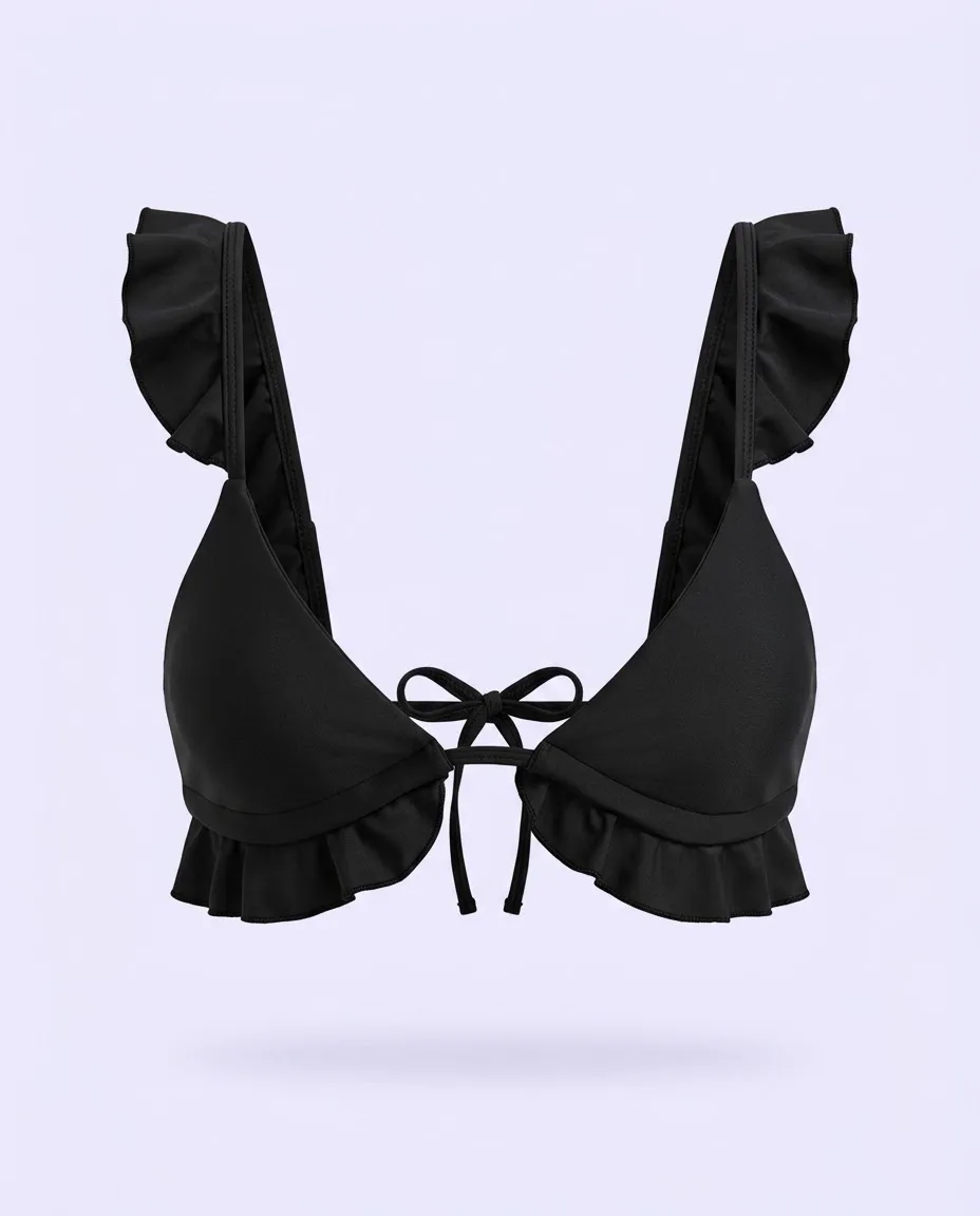 Crop Top importado negro