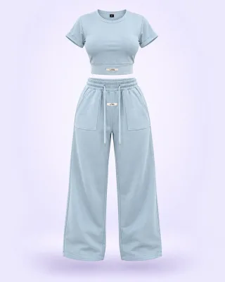 Conjunto americano azul