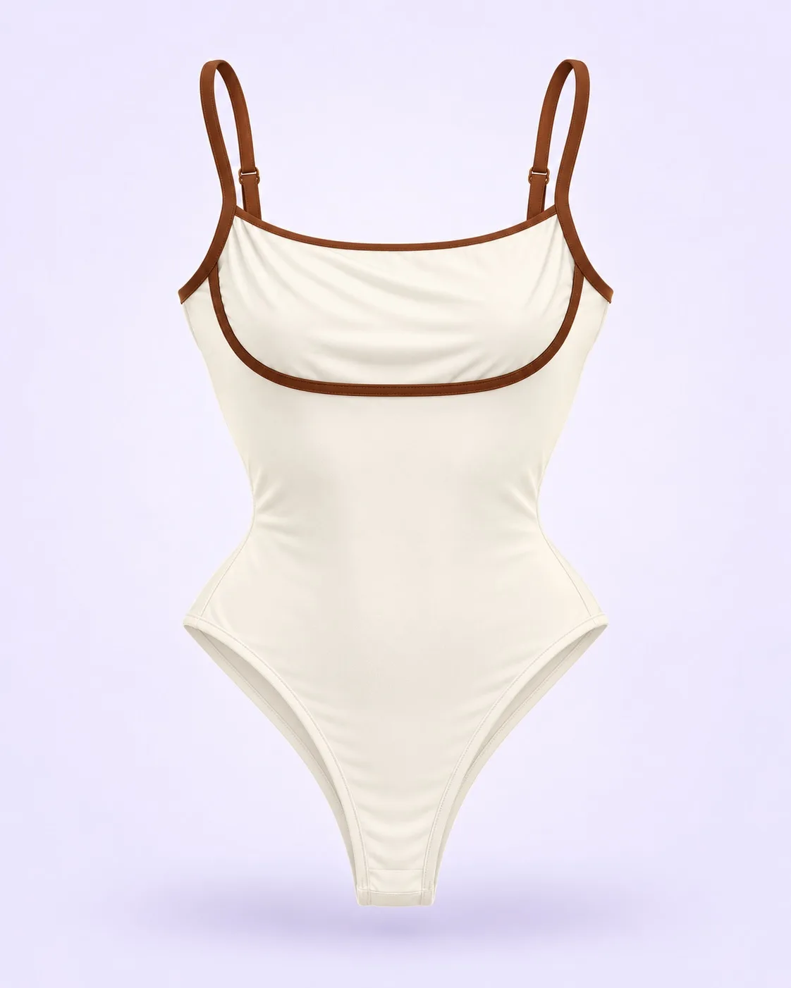 Body importado blanco con café
