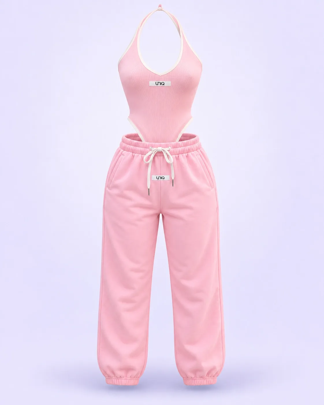 Conjunto americano rosado