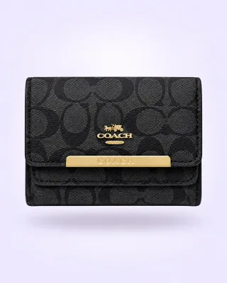 Billetera  coach 1.1 premium negra
