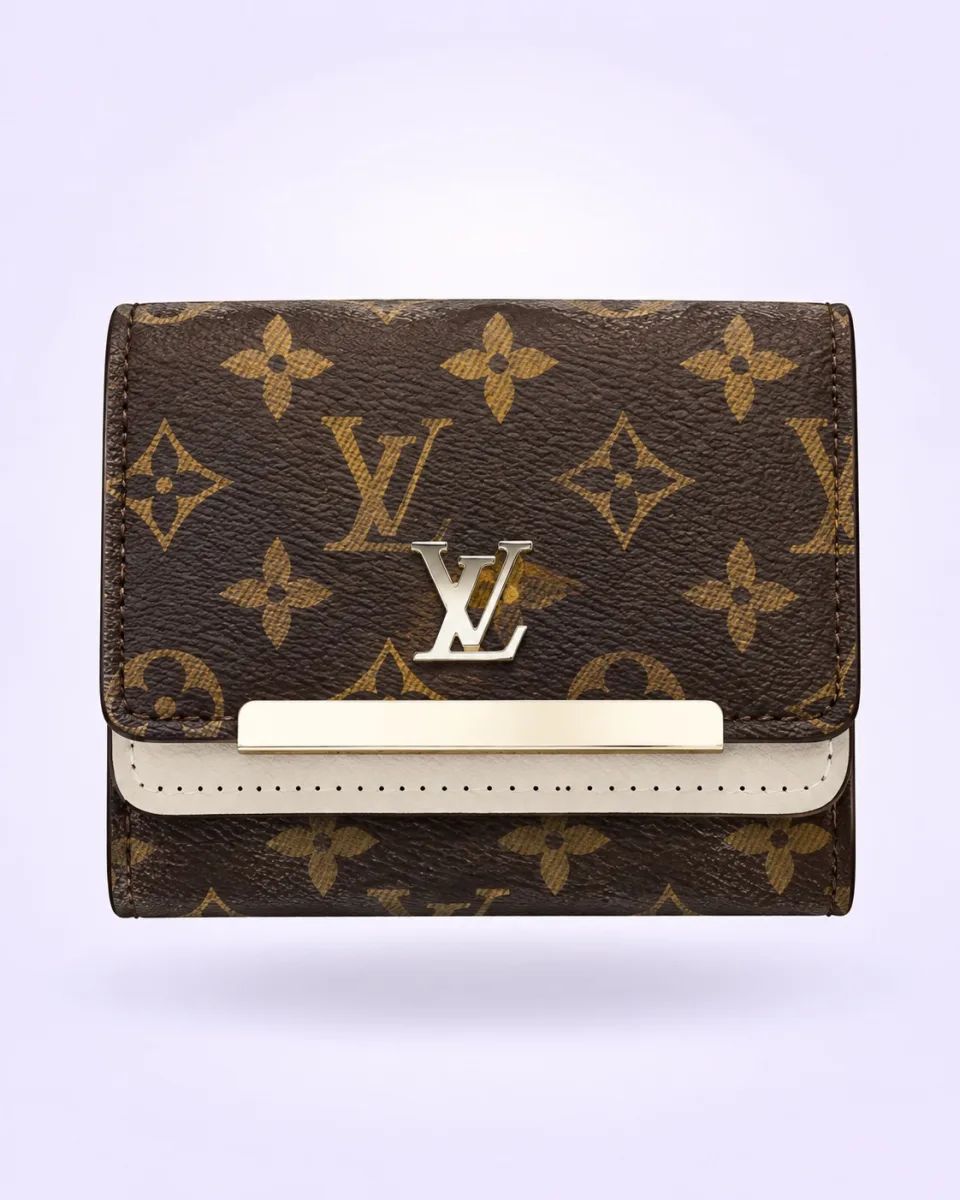 Billetera Louis Vuitton 1.1 premium café — vista alternativa