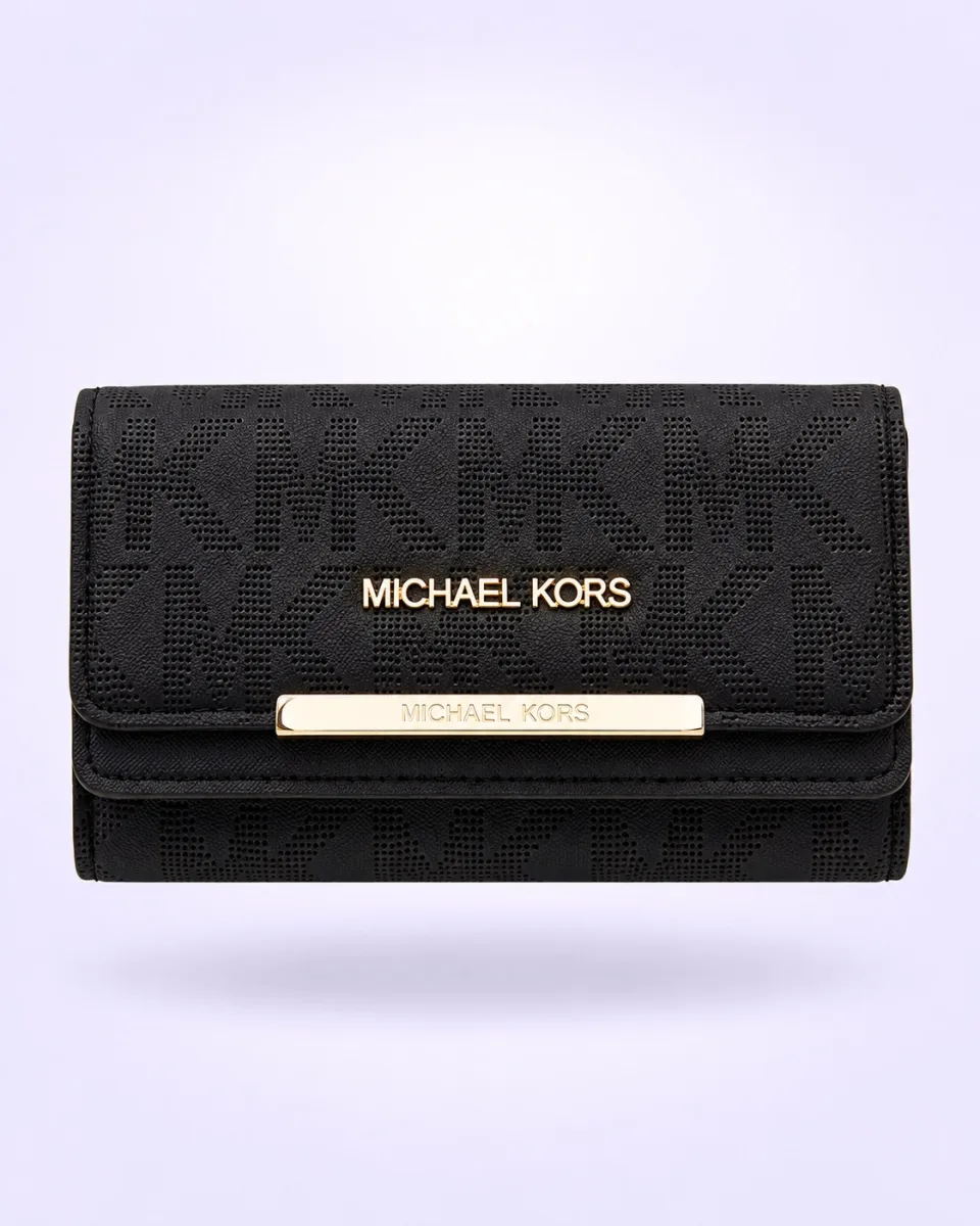 Billetera Michael Kors 1.1 premium negra — vista alternativa
