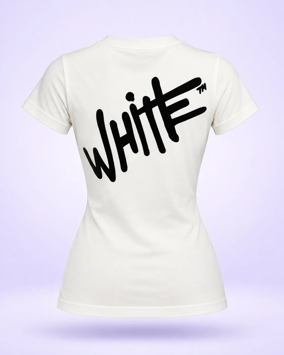 Camiseta Off White 1.1 Premium blanca con negro — vista alternativa