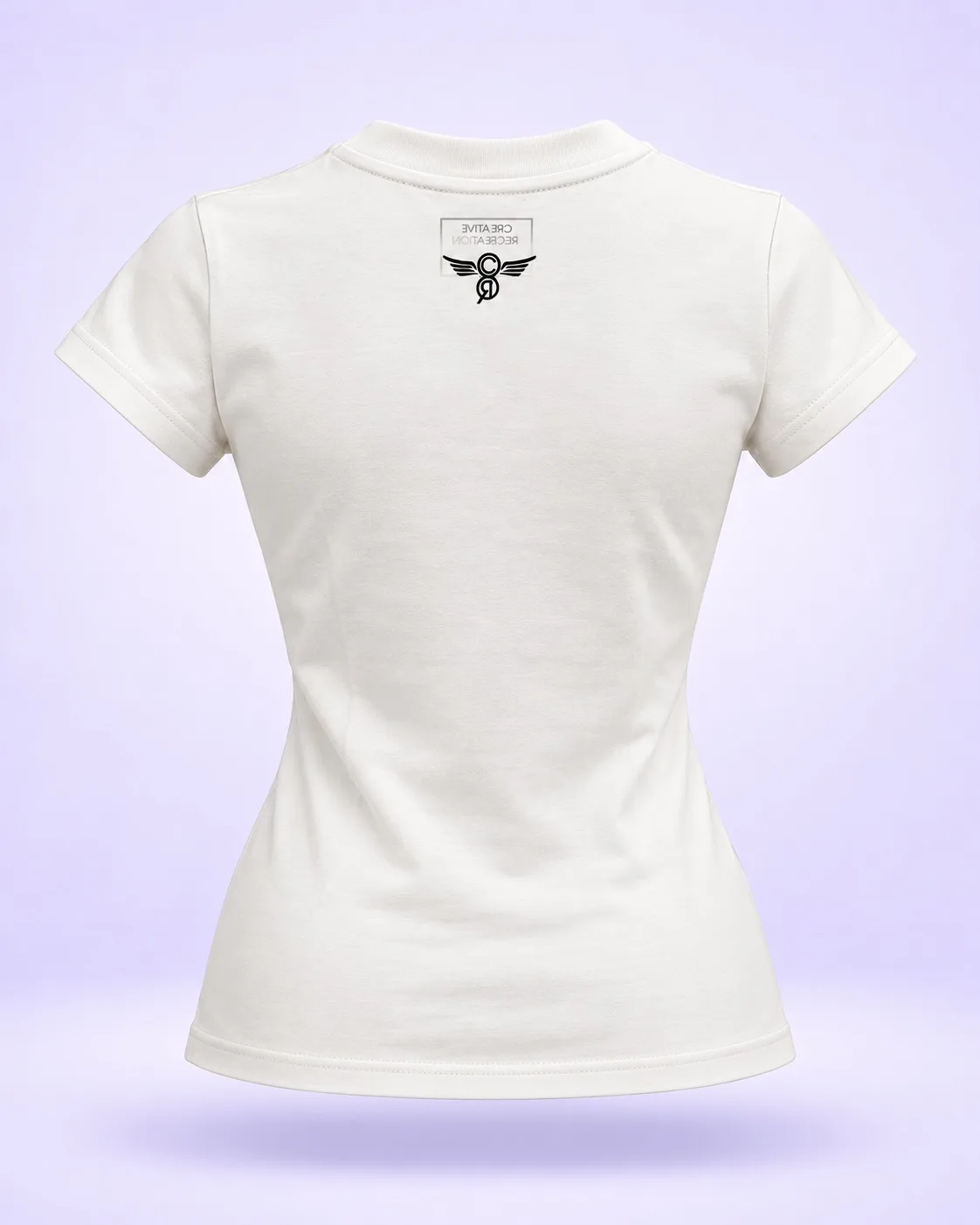 Camiseta Creative Recreation 1.1 Premium blanca con negro — vista alternativa