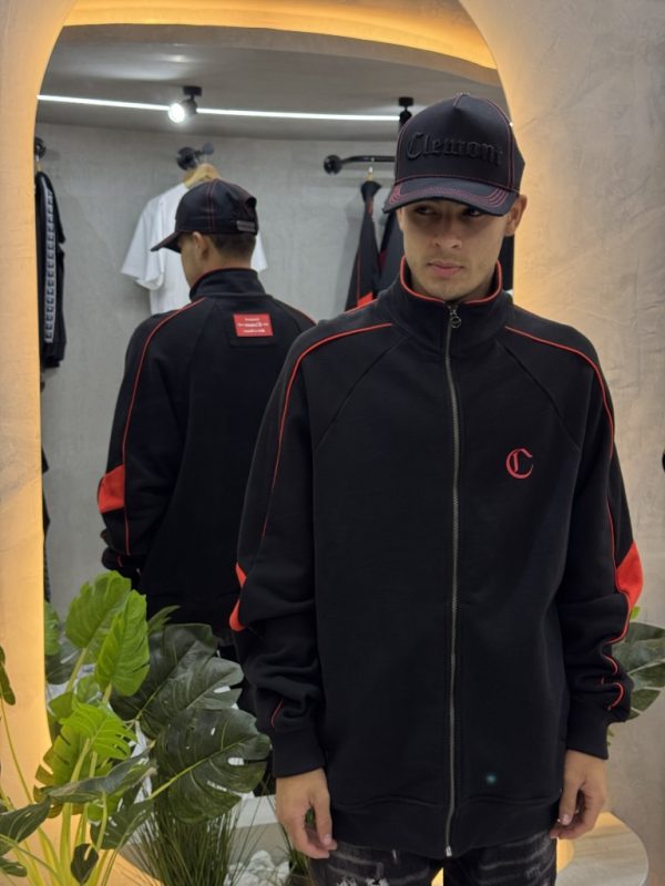 Buso Clemont negro y rojo