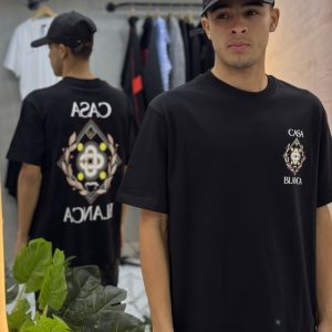 Camiseta Negra estampado Casablanca