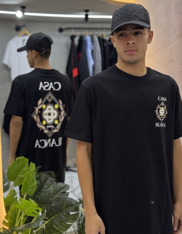 Camiseta Negra estampado Casablanca