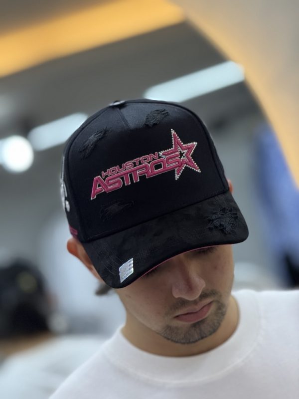 Gorra negra bordado ASTROS